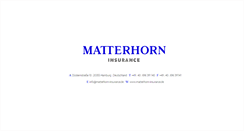 Desktop Screenshot of matterhorn.de